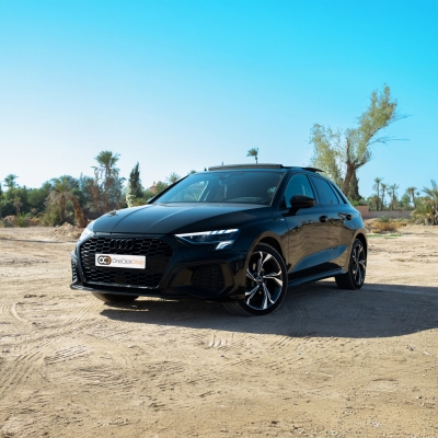 كراء سيارة and Drive the Audi A3 2023 في الدار البيضاء سعر يبدأ من 1200 درهم يومي أسبوعي شهري