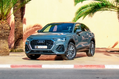 كراء سيارة and Drive the Audi Q3 S Line 2023 في الدار البيضاء سعر يبدأ من 1300 درهم يومي أسبوعي شهري