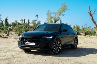 كراء سيارة and Drive the Audi Q8 2023 في الدار البيضاء سعر يبدأ من 2100 درهم يومي أسبوعي شهري