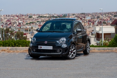 كراء سيارة and Drive the Fiat 500C 2023 في الدار البيضاء سعر يبدأ من 520 درهم يومي أسبوعي شهري