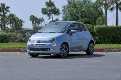 كراء سيارة and Drive the Fiat 500C 2023 في الدار البيضاء سعر يبدأ من 520 درهم يومي أسبوعي شهري