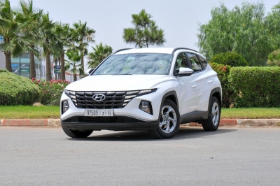 كراء سيارة and Drive the Hyundai Tucson 2023 في الدار البيضاء سعر يبدأ من 590 درهم يومي أسبوعي شهري