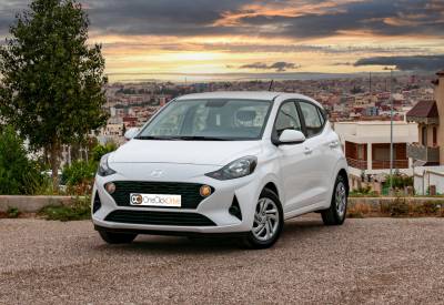 كراء سيارة and Drive the Hyundai i10 2024 في الدار البيضاء سعر يبدأ من 410 درهم يومي أسبوعي شهري