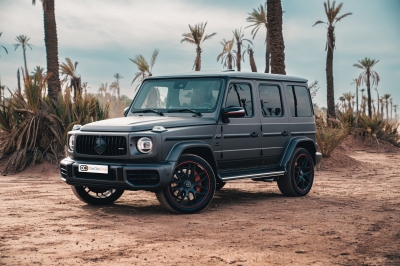 كراء سيارة and Drive the Mercedes Benz G63 AMG 2023 في الدار البيضاء سعر يبدأ من 9000 درهم يومي أسبوعي شهري