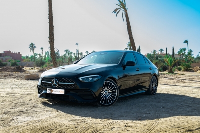 كراء سيارة and Drive the Mercedes Benz C 2023 في الدار البيضاء سعر يبدأ من 1400 درهم يومي أسبوعي شهري