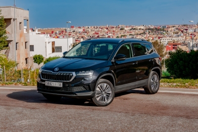 كراء سيارة and Drive the Skoda Karoq 2024 في الدار البيضاء سعر يبدأ من 750 درهم يومي أسبوعي شهري
